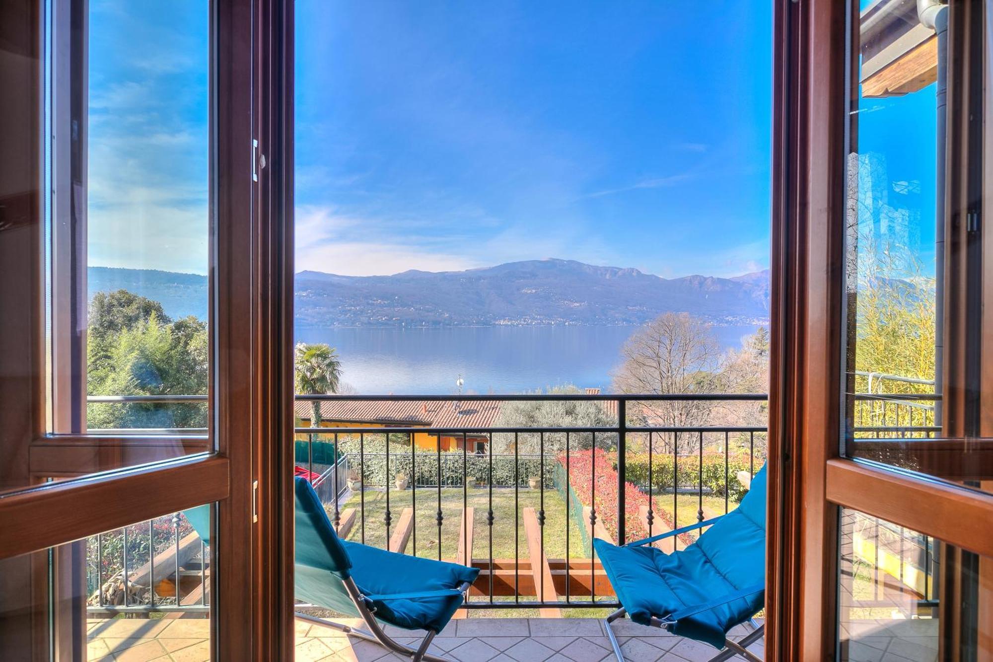 La Brezza Del Lago Maggiore With View - Happy Rentals Лавено-Момбелло Экстерьер фото
